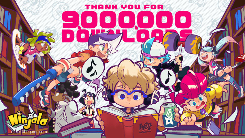 《泡泡糖忍战》全球下载量达900万 官方分发纪念奖励