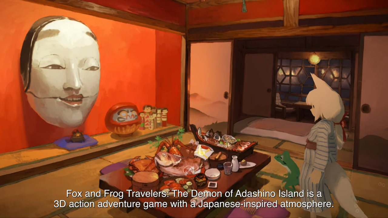 日式风情新作《狐与蛙之旅》将登陆 Switch　狐狸少女与青蛙的冒险旅行