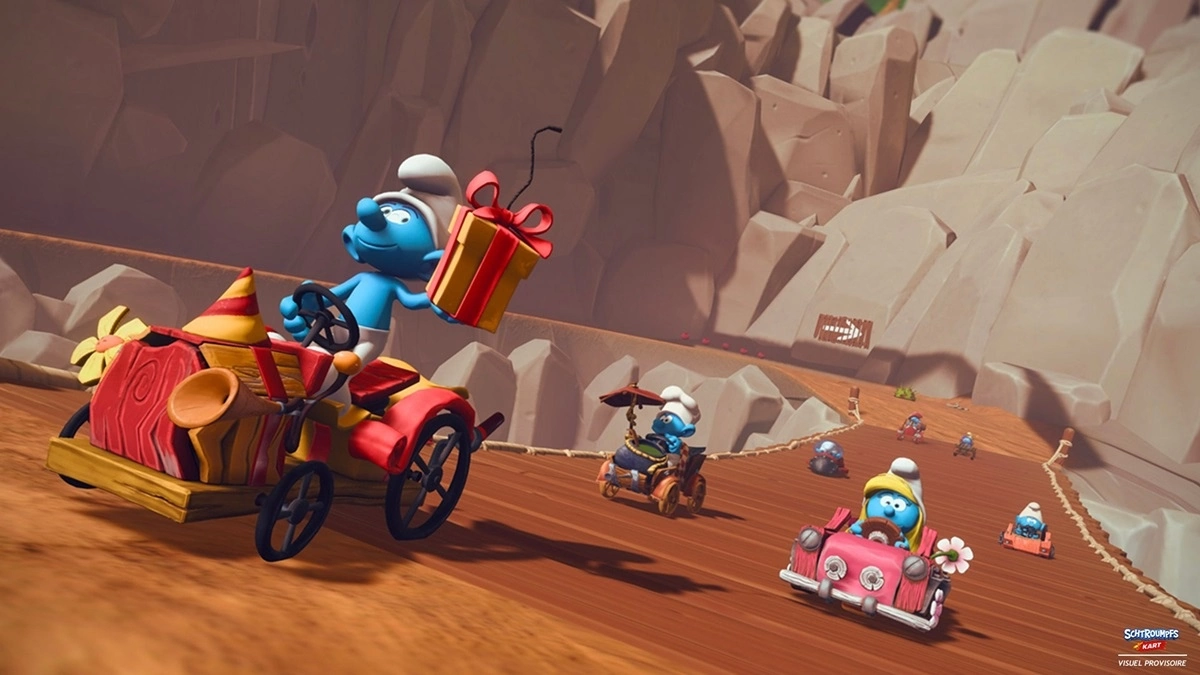 《Smurfs Kart 蓝色小精灵赛车》精灵村最快车手竞速赛即将开战