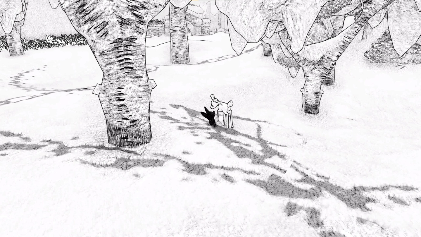《白雪归途 Blanc》迷失在暴风雪中的小鹿与小狼将踏上一段不可思议的旅程