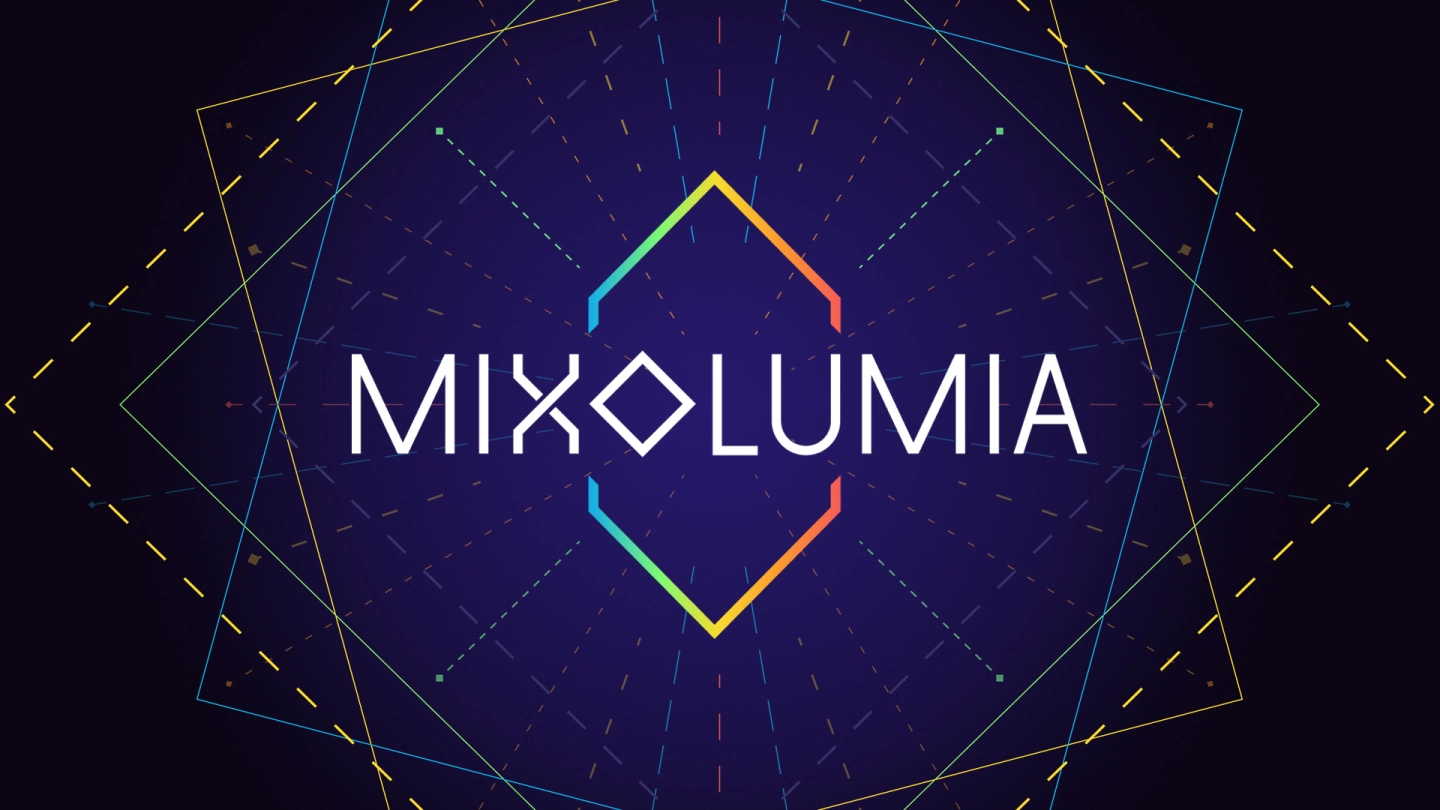 《Mixolumia》Switch下载版全球正式上市！闪亮视觉效果，随着游戏反应与变化音乐，全新的益智游戏体验！