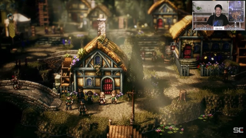 《歧路旅人 2》公开游戏实机展示，日夜不同地图原野指令等最新进化内容抢先看
