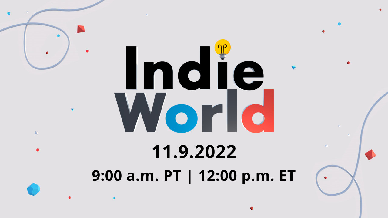 任天堂：北京时间11月10日播出「IndieWorld Showcase」节目