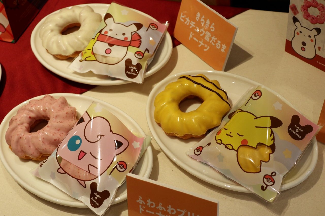 日本 Mister Donut 宝可梦圣诞节精选商品发表会亮相！