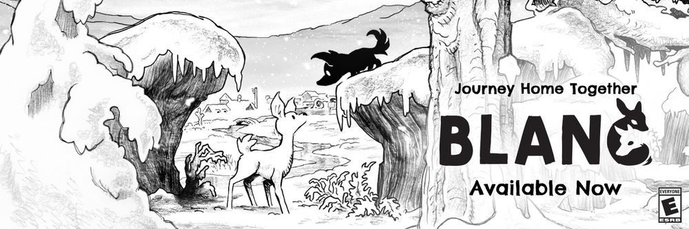合作冒险游戏《白雪归途》今日上市善用小狼与小鹿各自的特长面对阻碍
