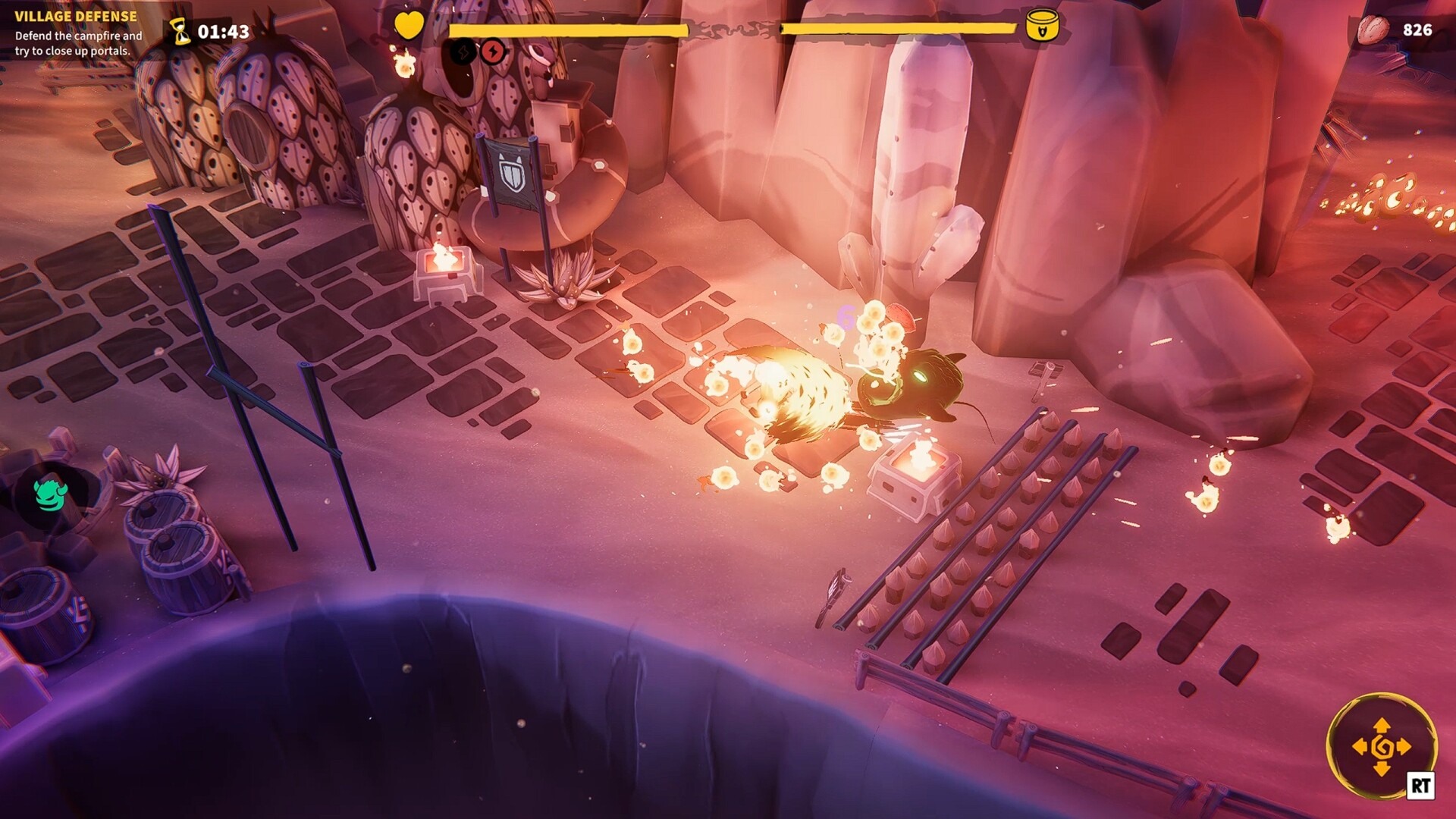 rogue-lite 动作游戏《火焰守护者》上市在提升自我与生存之间找到平衡