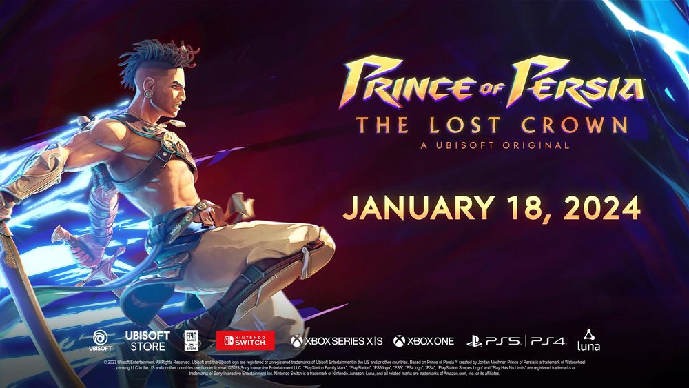 动作冒险平台游戏新作《波斯王子：失落的王冠》闪电发表 以波斯神话世界为背景