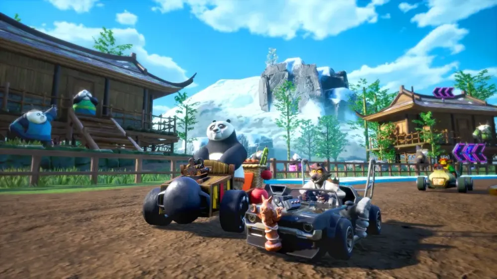 《梦工厂全明星赛》首度公开 史瑞克、功夫熊猫、鞋猫等动画明星一起来赛车！