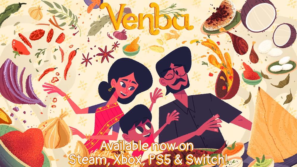 休闲游戏《Venba》释出上市宣传影片 体验一个移民家庭的经历