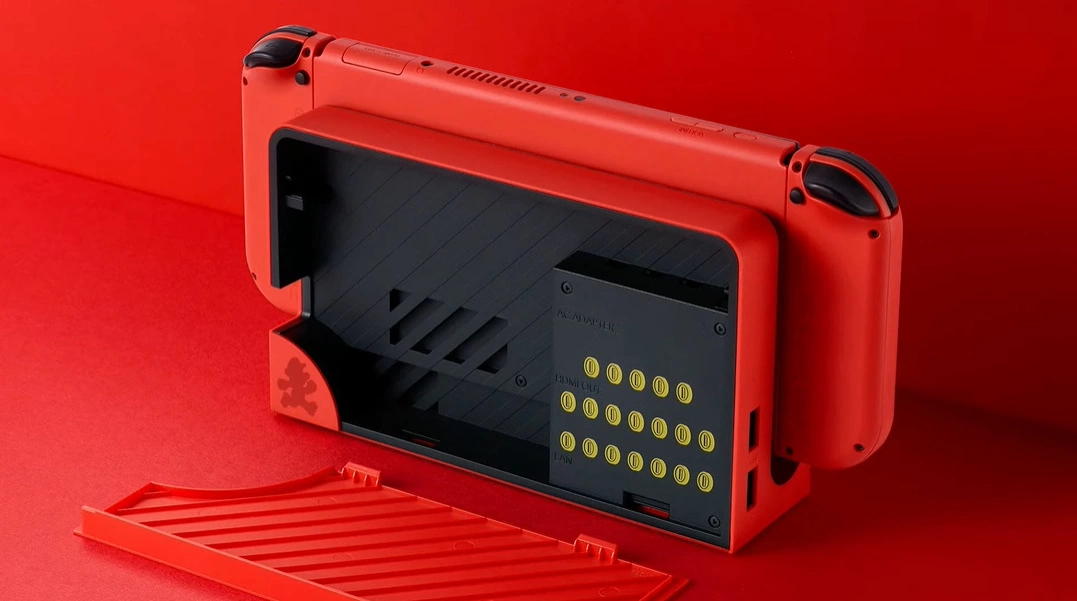 玛利欧红 OLED Switch 主机同步发表