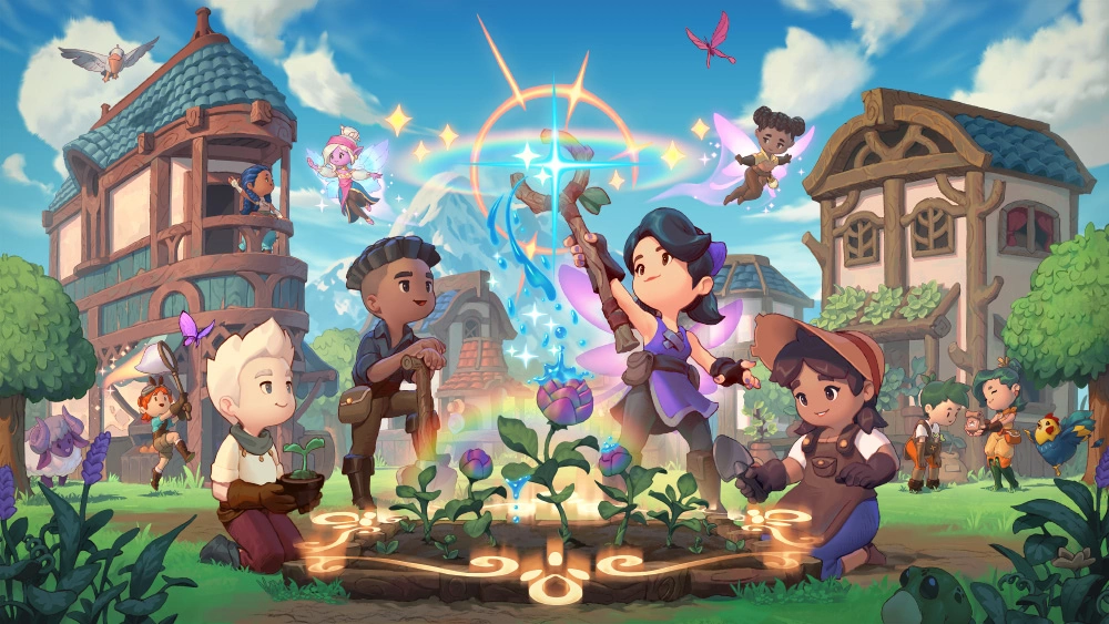 在魔法世界打造理想生活的休闲乐活游戏《森灵农园 Fae Farm》将推出Nintendo Switch中文版！