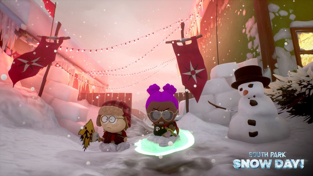 3D 合作游戏《南方四贱客：下雪天！ 》曝光新玩法展示影片 一探疯狂的战斗特色！