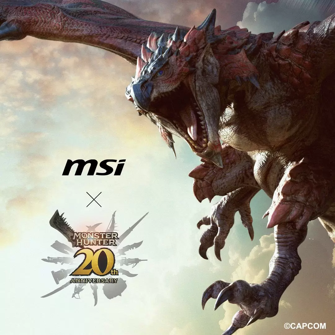 《怪物猎人》系列制作人辻本良三发表20周年庆预告，MSI「火龙机」 PC电竞产品阵容抢先曝光