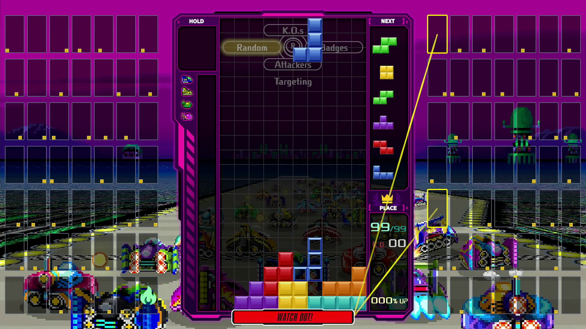 《俄罗斯方块 99》TETRIS 王者杯「F-ZERO 99 合作祭！」即将举办