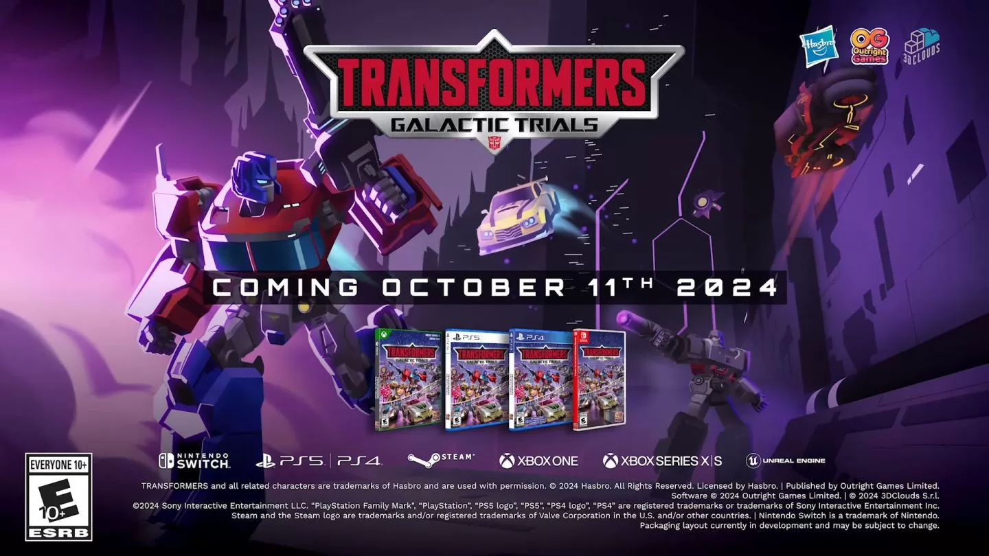 《变形金刚》全新改编《Transformers：Galactic Trials 变形金刚：银河试炼》10/11 发售