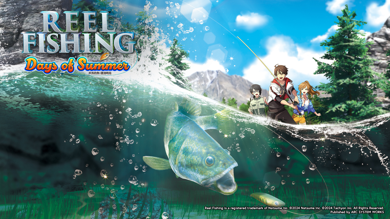 钓鱼模拟游戏「Reel Fishing」系列最新作《户外钓鱼：夏日时光》将推出中文版