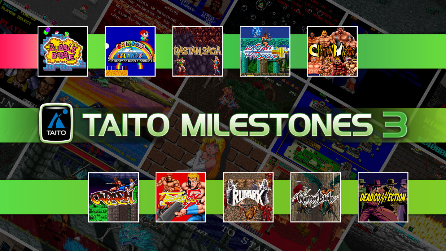 传说中的电子游乐场名作复活！《Taito Milestones 3》中文实体盒装版11/28上市