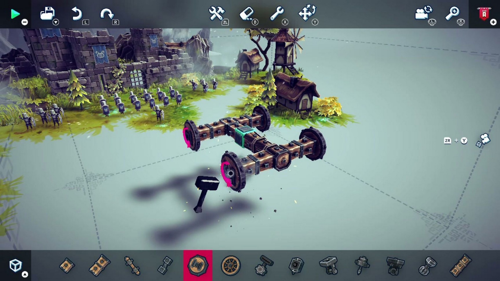 《Besiege-围攻-》Switch/PS5/PS4 版发售日确定 盒装版开放预订