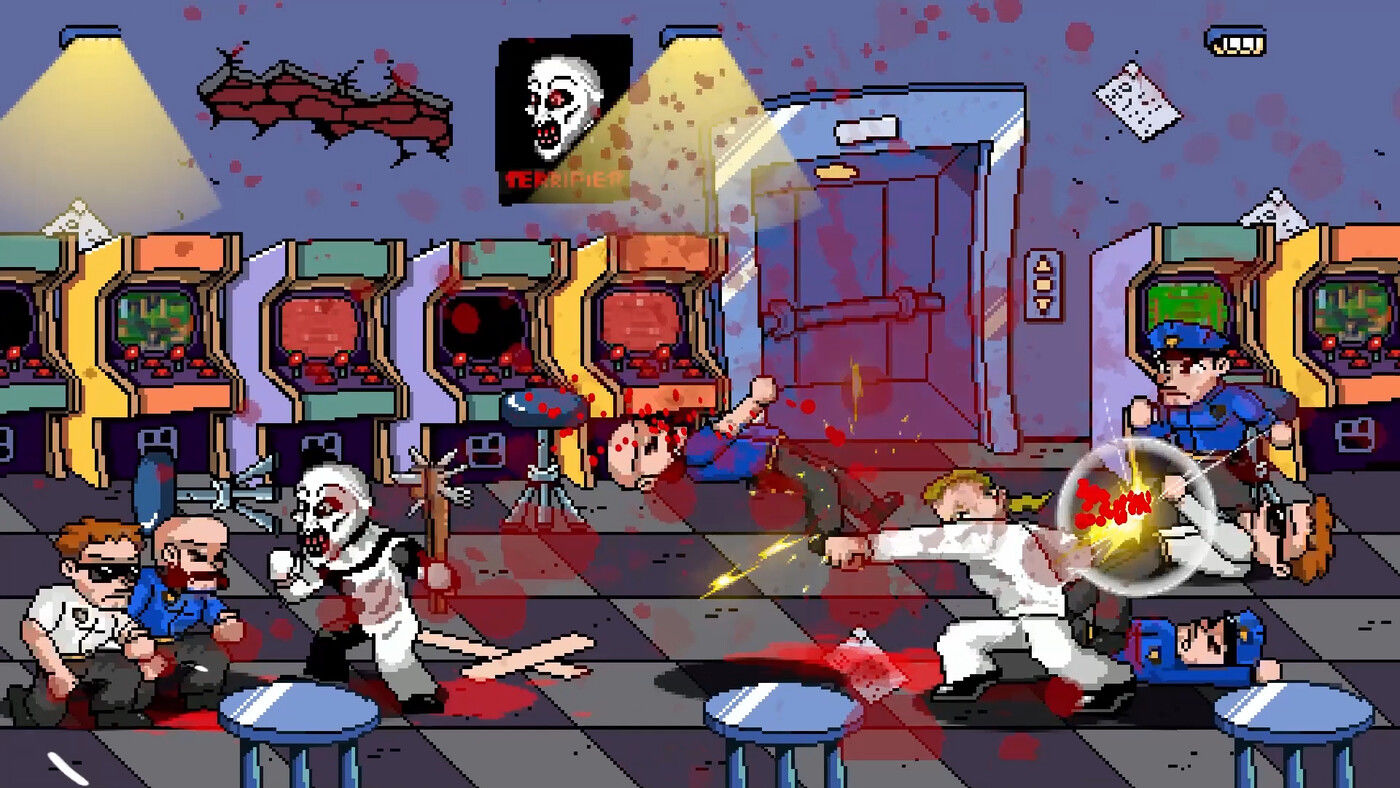 疯狂小丑来袭《断魂小丑》电影改编杀戮动作《Terrifier The ARTcade Game》公开