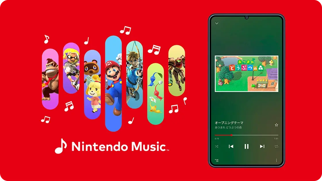 任天堂推出游戏音乐串流服务「Nintendo Music」 收录旗下经典游戏配乐阵容