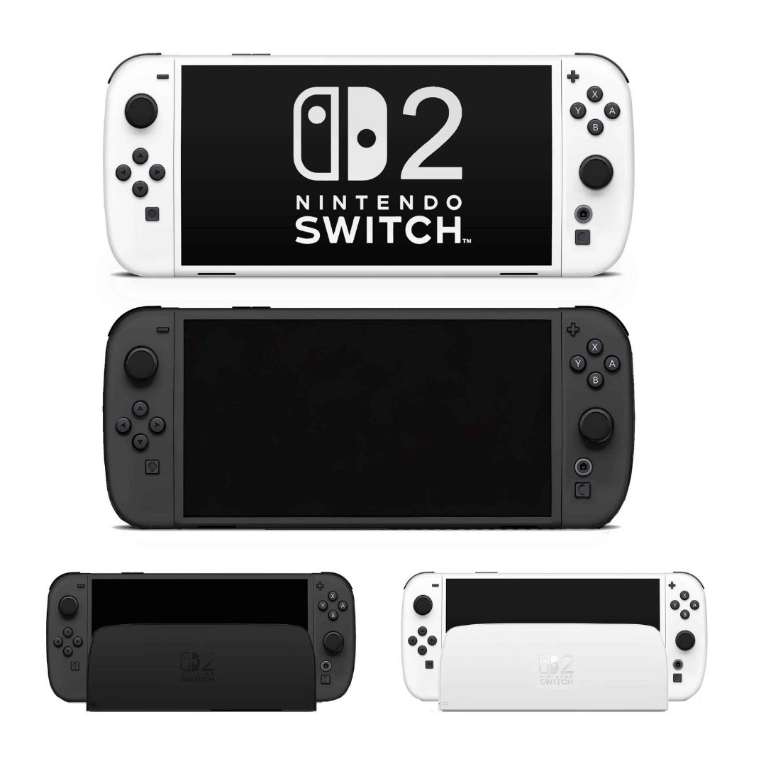 疑似任天堂新一代Switch渲染图泄露，底座更小，手柄采用磁吸设计